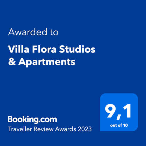 Booking.com 9.1 Villa Flora Studios and Apartments